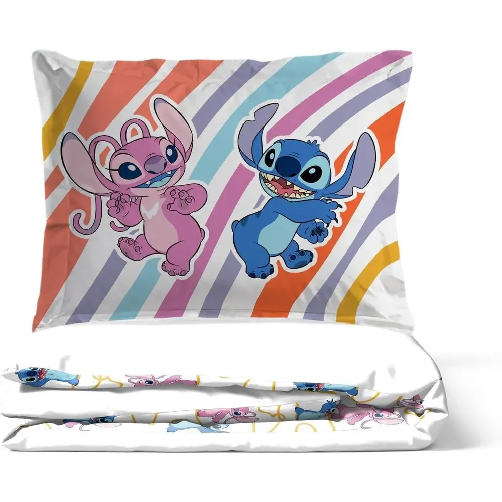 NEW Franco Disney Stitch Full Duvet Cover with 2 Shams Full Double Size